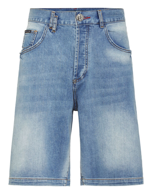 PHILIPP PLEIN Denim Shorts Formentera Fit