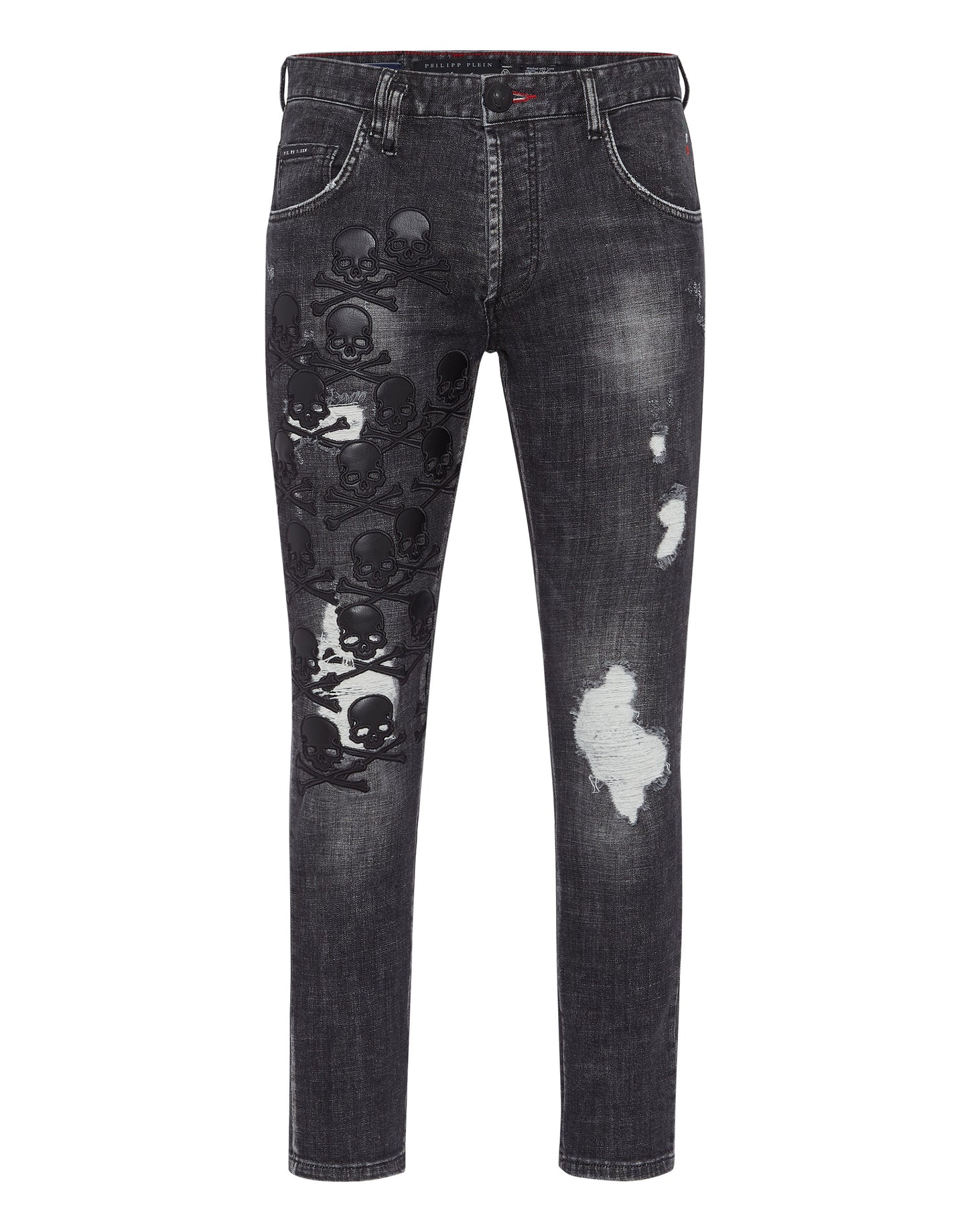 Denim Trousers Skinny Fit Skull&Bones Full Metal