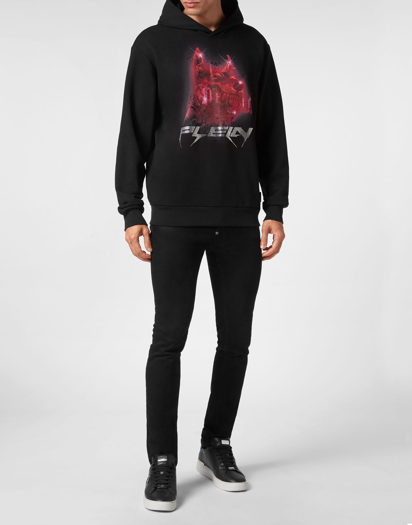 Hoodie Sweatshirt Dog black