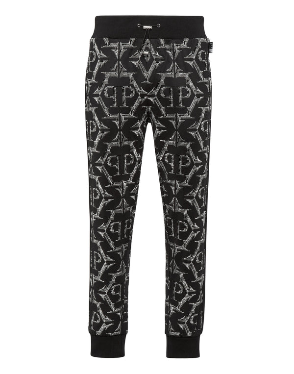 PHILIPP PLEIN Jogging Trousers Chrome black