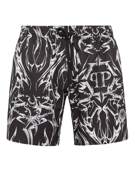 Swim-Trunks Chrome black