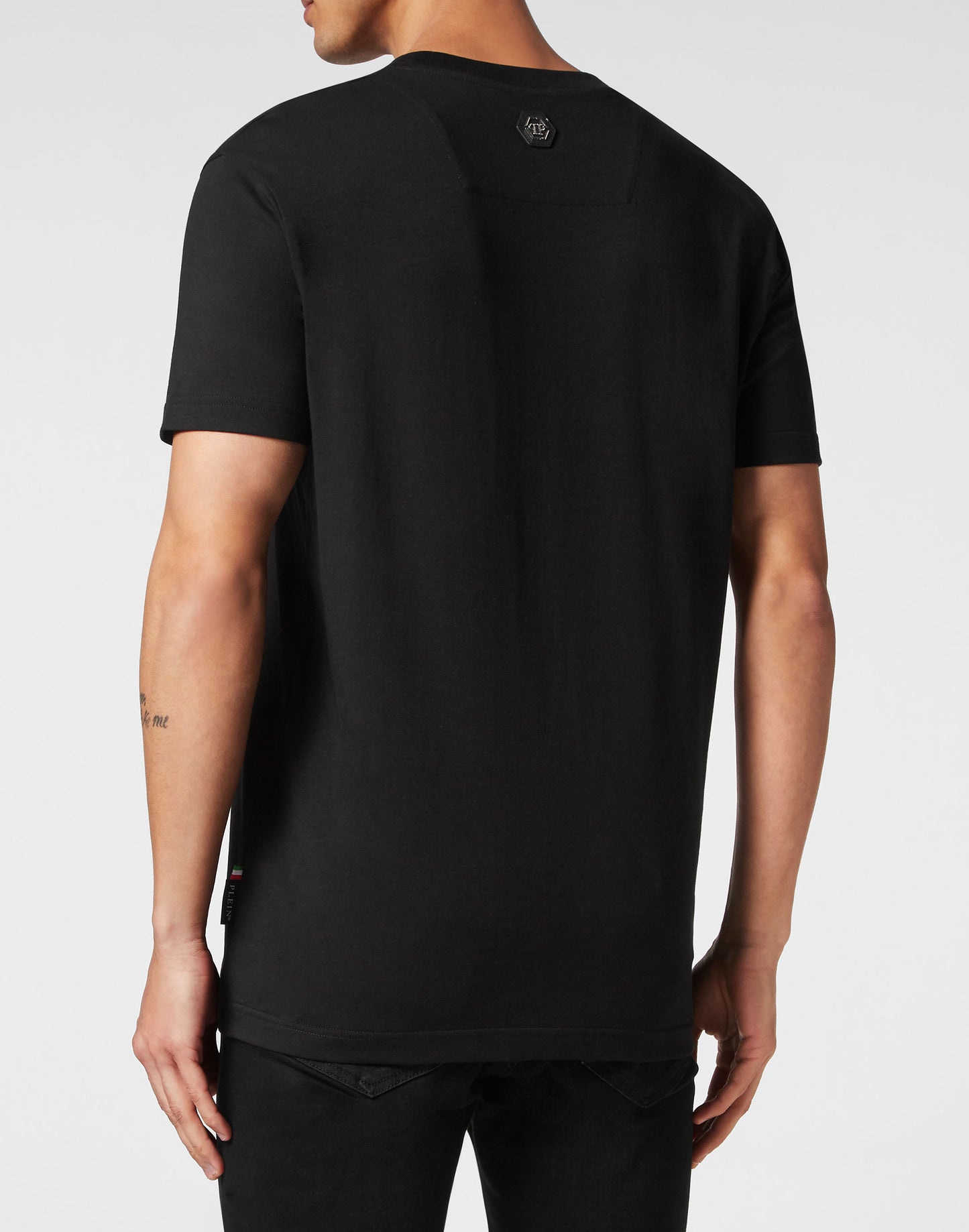 T-shirt Round Neck SS PP Glass black / multicolored