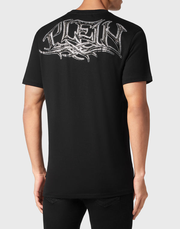 Philipp Plein|T-shirt Round Neck SS Chrome 男款T恤