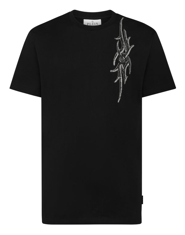 PHILIPP PLEIN T-shirt Round Neck SS Chrome