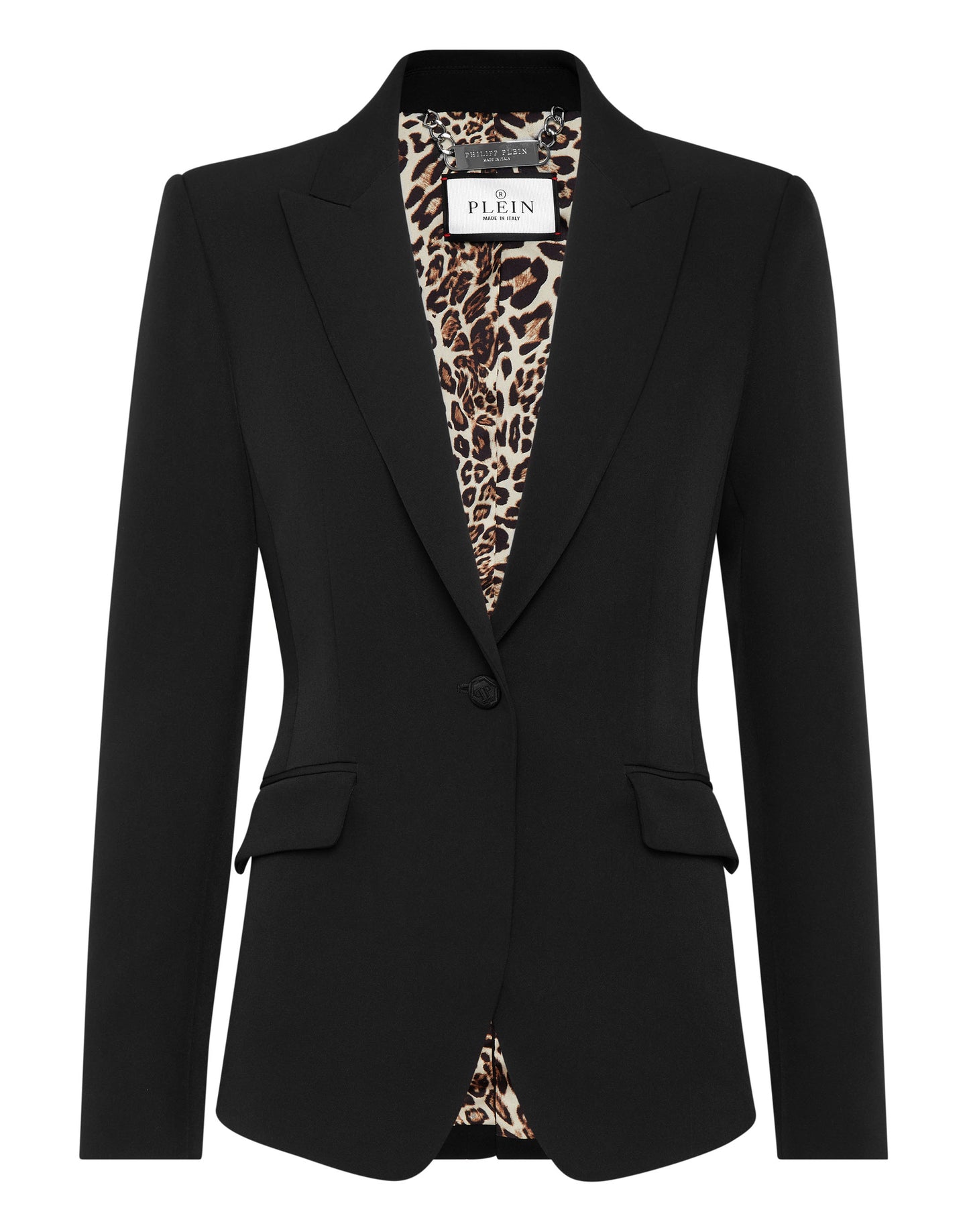 Cady Fitted Blazer Sartorial black