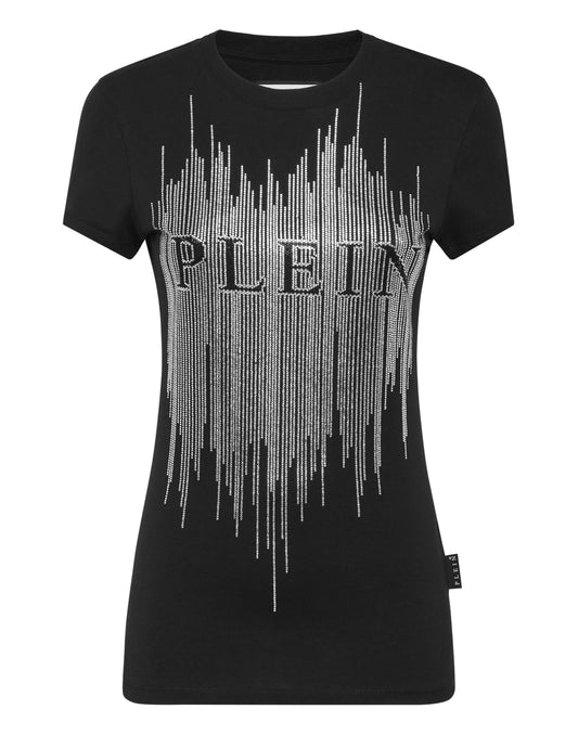 T-shirt Round Neck Sexy Pure Fit black