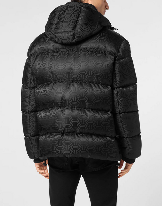 Nylon Jacquard Bomber Monogram