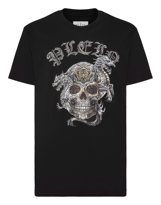 T-shirt Round Neck SS Stones Skull
