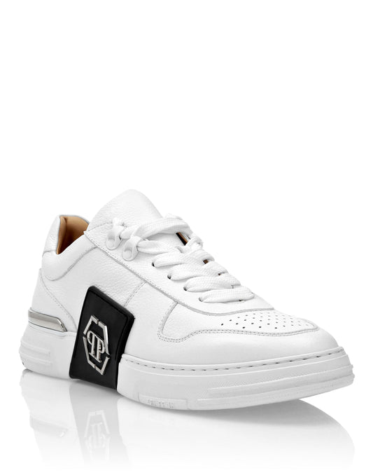 Lo-Top Sneakers Hexagon white