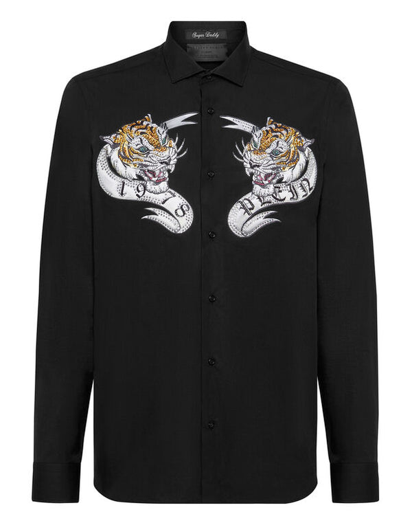 PHILIPP PLEIN Shirt Sugar Daddy Cut LS Tattoo