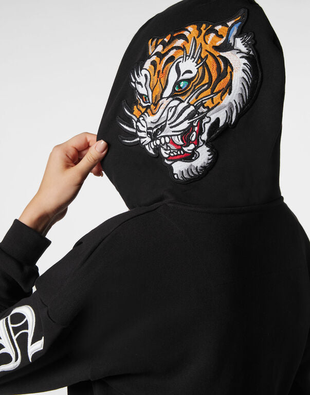 Hoodie sweatshirt Gothic Plein-WJB1743