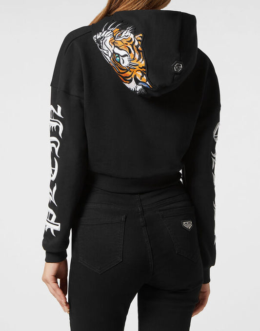 Hoodie sweatshirt Gothic Plein-WJB1743