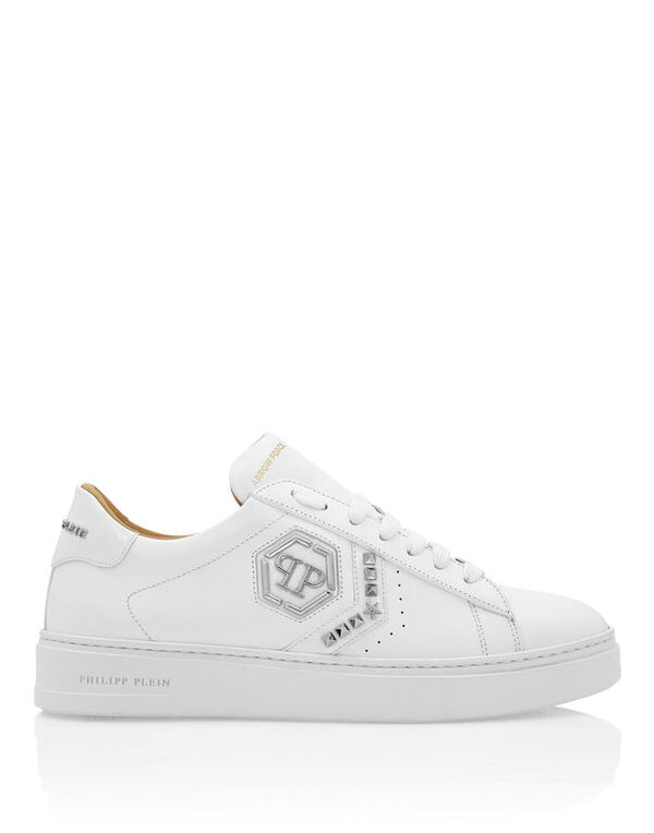 Philipp Plein|Lo-Top Leather Arrow Force Sneakers 男款運動鞋