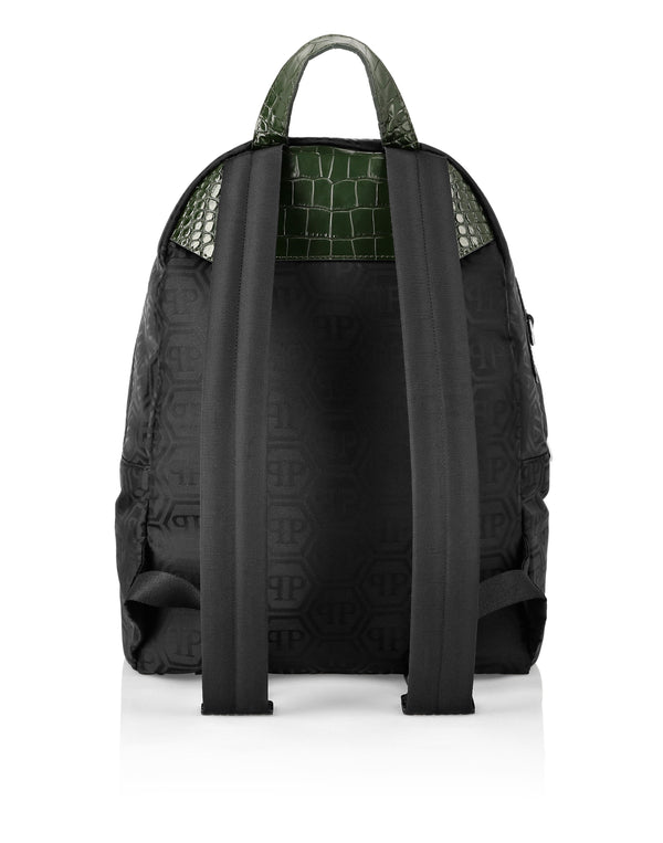Philipp Plein|Nylon Backpack Monogram 後背包