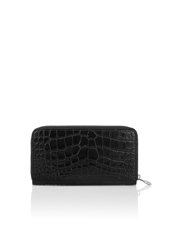 Philipp Plein|Rounded Zip Wallet Cocco 女款皮夾