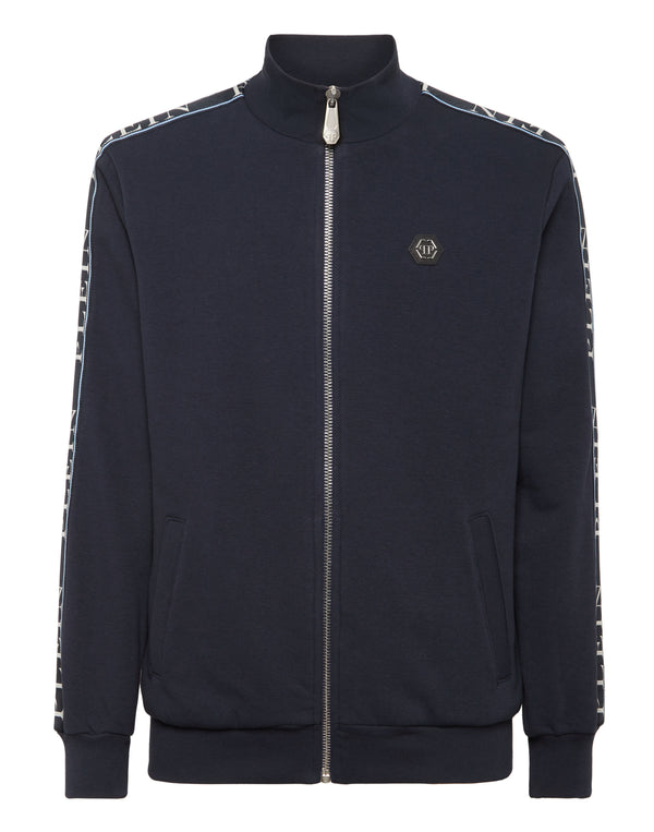 PHILIPP PLEIN Fleece Tracksuit Jacket Plein Tape