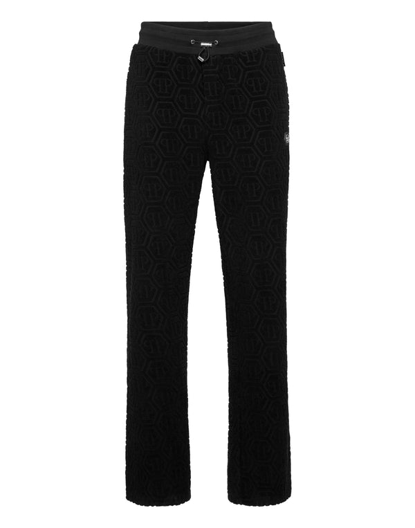 PHILIPP PLEIN Jacquard Tracksuit Pants Monogram
