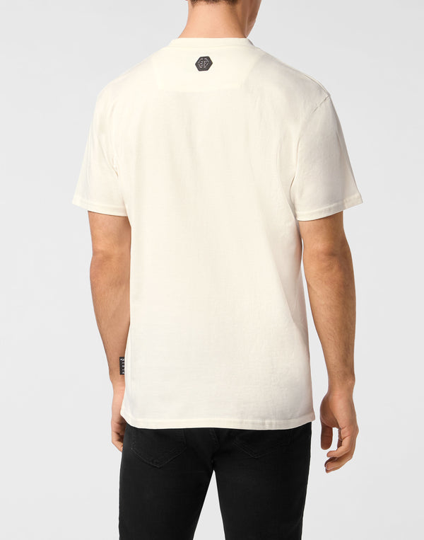 Philipp Plein|Printed Round Neck T-Shirt Hexagon 男款T恤