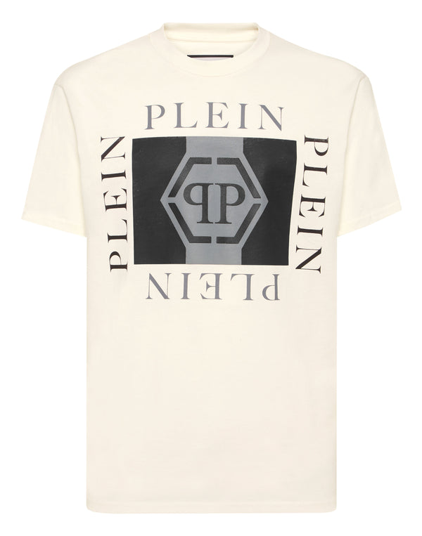 PHILIPP PLEIN Printed Round Neck T-Shirt Hexagon