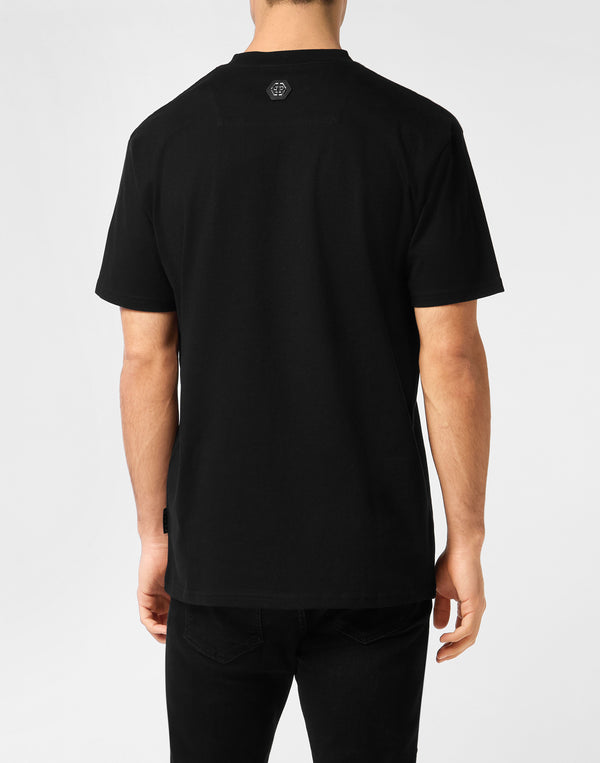 Philipp Plein|Printed Round Neck T-Shirt Hexagon 男款T恤