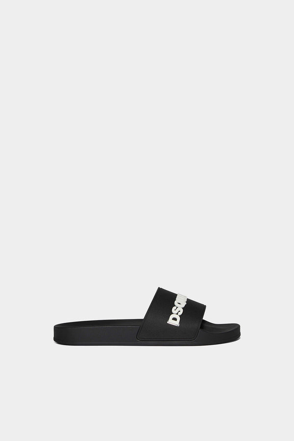 DSQUARED2|LOGO SLIDES 男款拖鞋