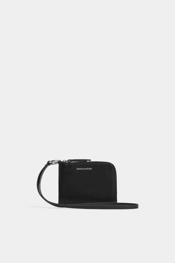 DSQUARED2 BONDAGE LEATHER POUCH