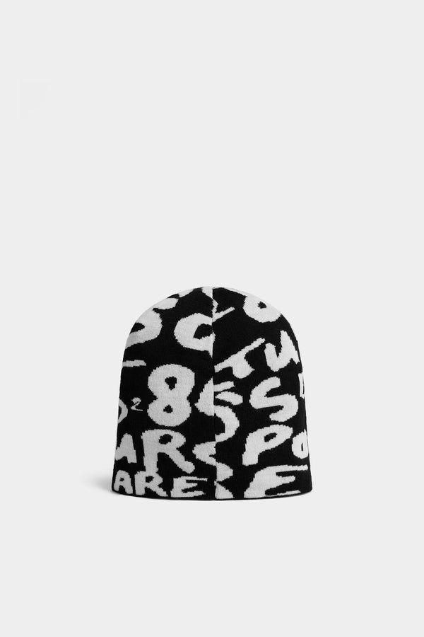 DSQUARED2|D2 POP 80'S KNIT BEANIE 男款針織