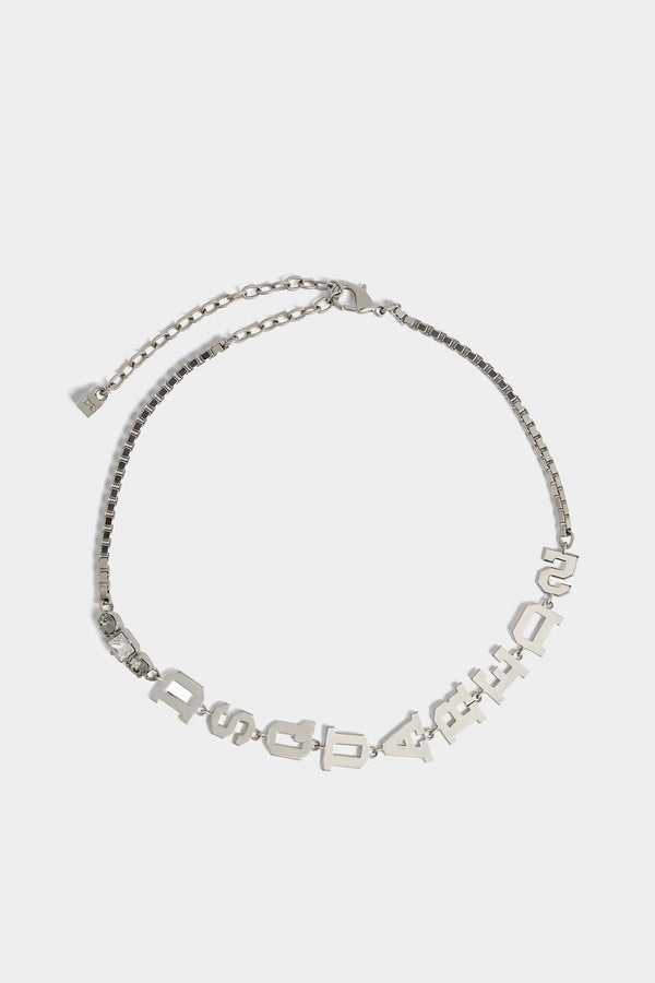 DSQUARED2 D2 Lettering Choker