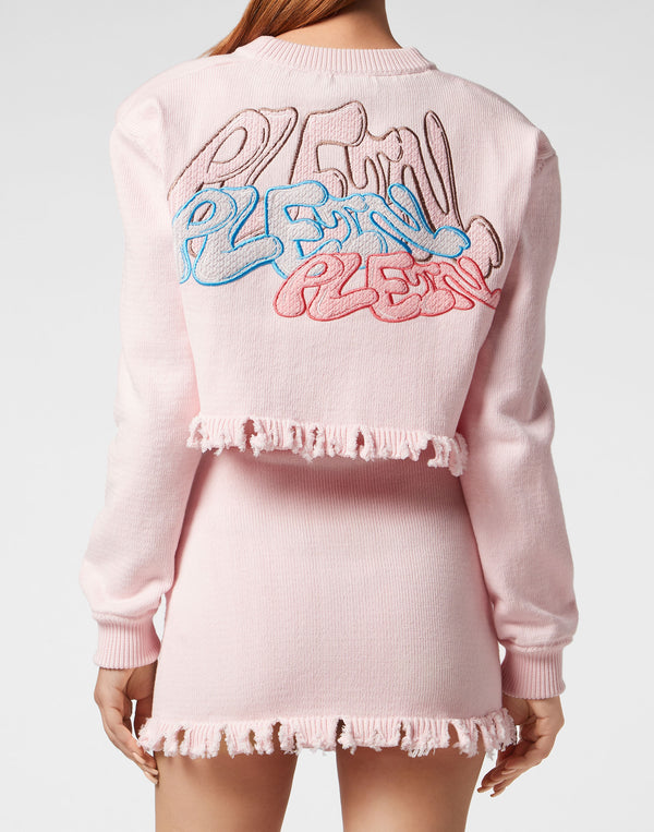 Philipp Plein|Cropped Top Cardigna Monogram 女款上衣