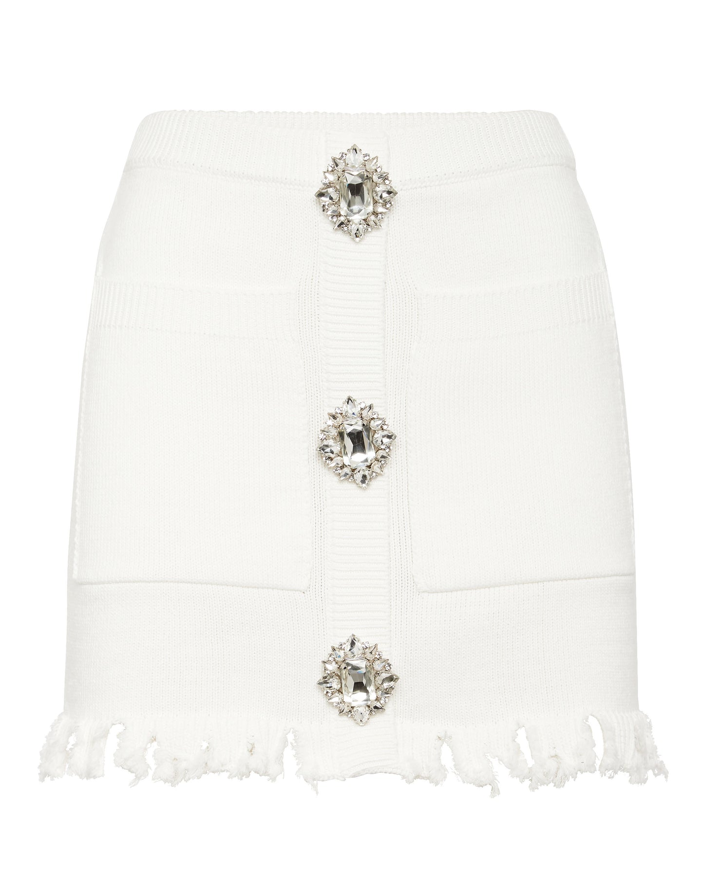 Knit Mini Skirt Monogram