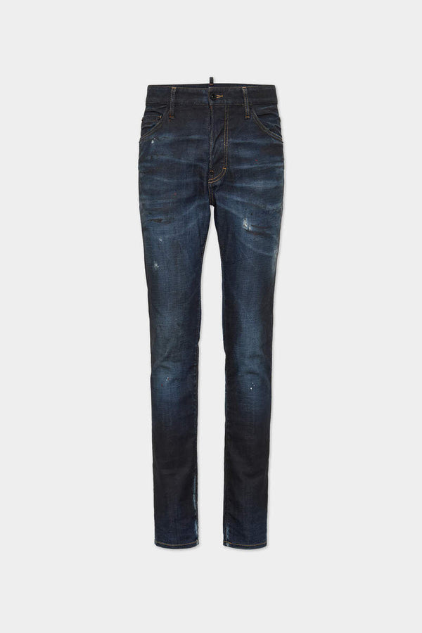DSQUARED2 DARK GREASE MONKEY WASH COOL GUY JEANS
