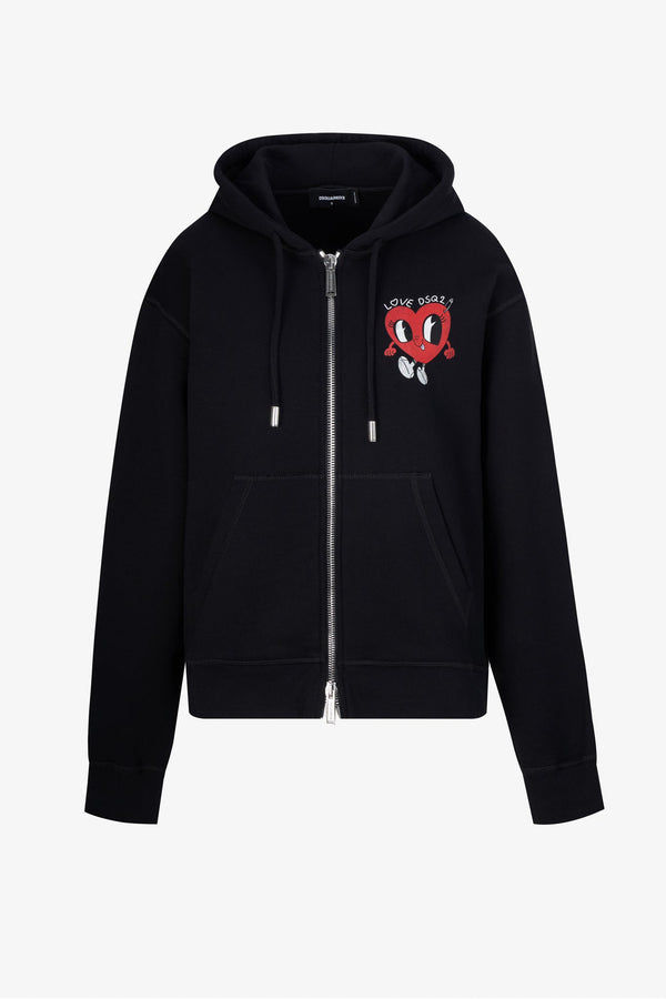 DSQUARED2 Cool Fit Zip Hoody