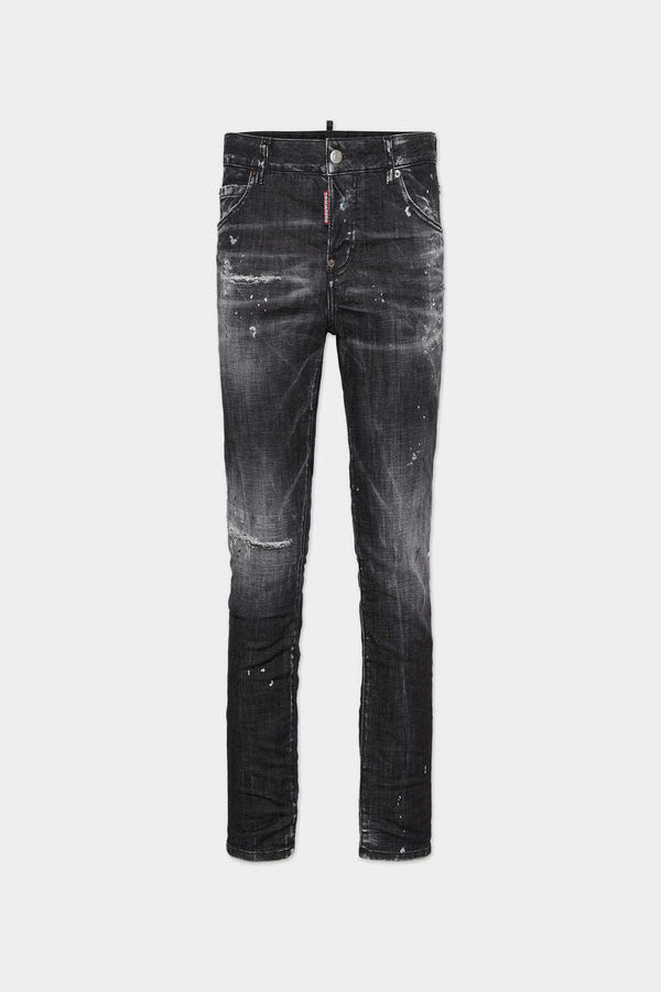 DSQUARED2 BLACK CLOUD WASH COOL GIRL JEANS