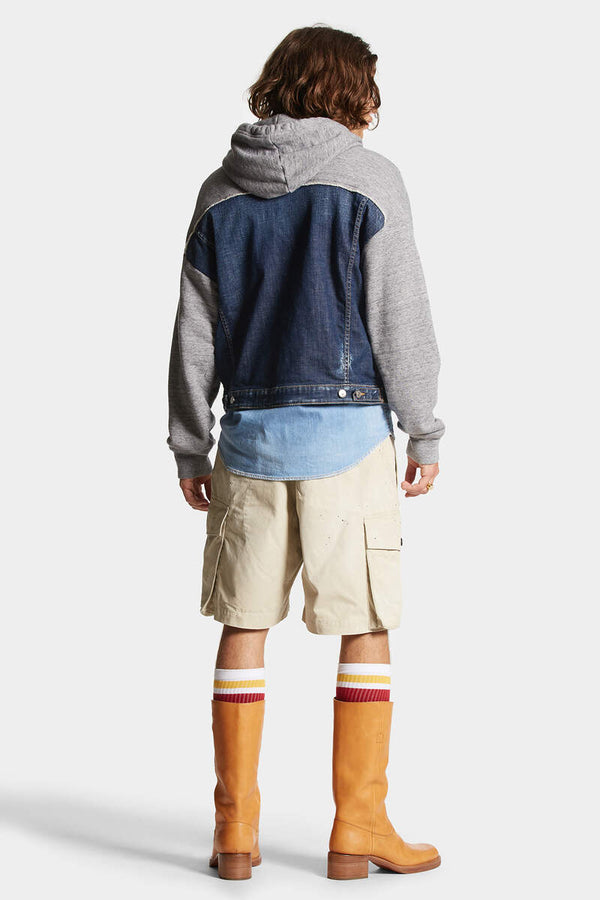 DSQUARED2|D2 STAMPS 64 T. SHORTS 男款短褲