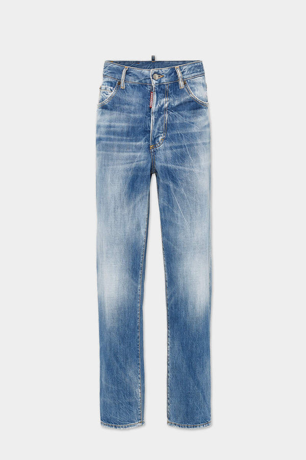 DSQUARED2 LIGHT VINTAGE WASH BOSTON JEANS