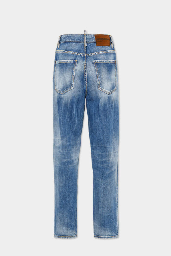DSQUARED2|LIGHT VINTAGE WASH BOSTON JEANS 女款牛仔褲
