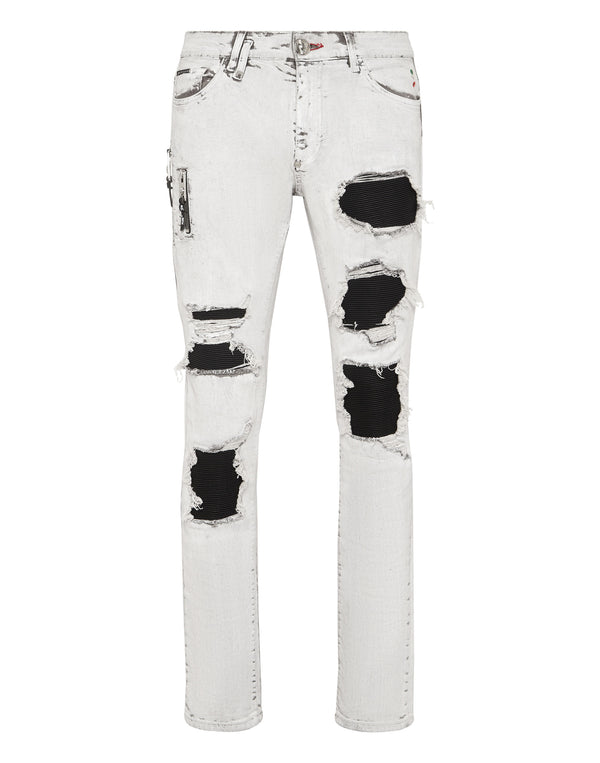 PHILIPP PLEIN Denim Trousers Rock Star Fit