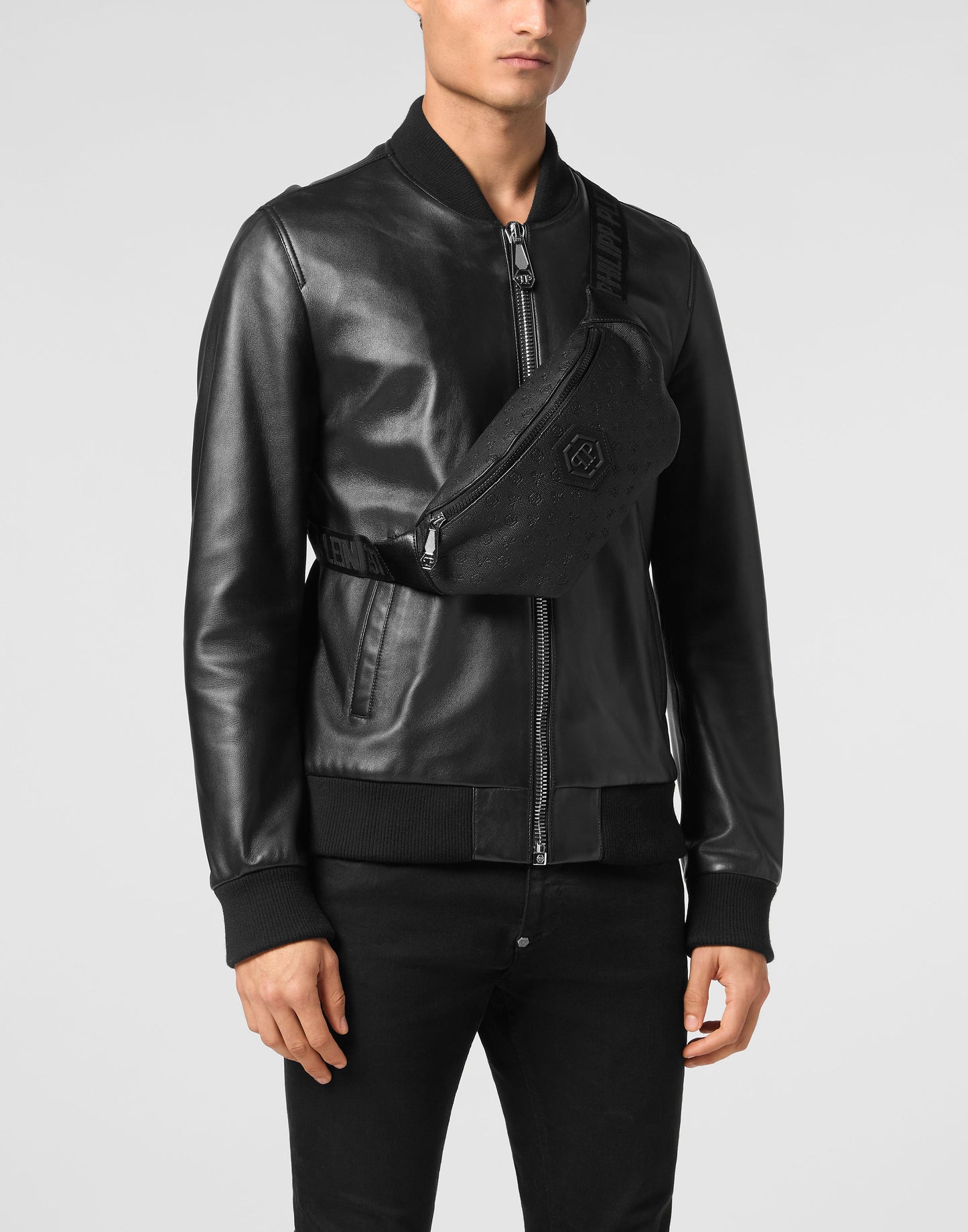 Canvas/Leather Fanny Bag Monogram