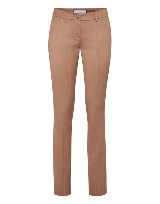 Pinstripe Chinos Fit Trousers