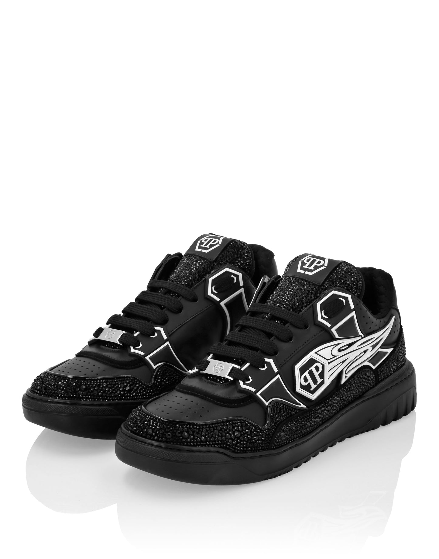 Leather Low-Top Sneakers Moon Walker