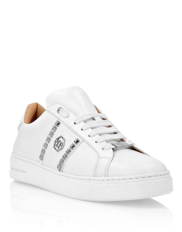 Leather Lo-Top Sneakers Studs