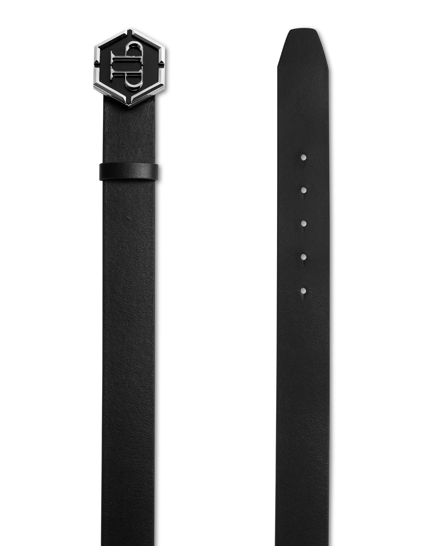 Leather Belt Hexagon