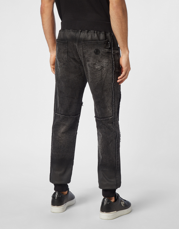 Philipp Plein｜Denim Jogging Trousers 男款運動褲