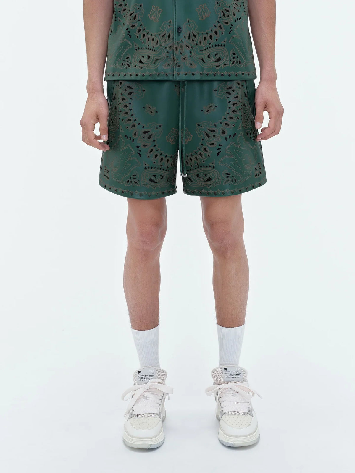 AMIRI｜Leather Bandana Short 男款短褲