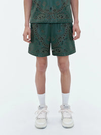 AMIRI｜Leather Bandana Short 男款短褲