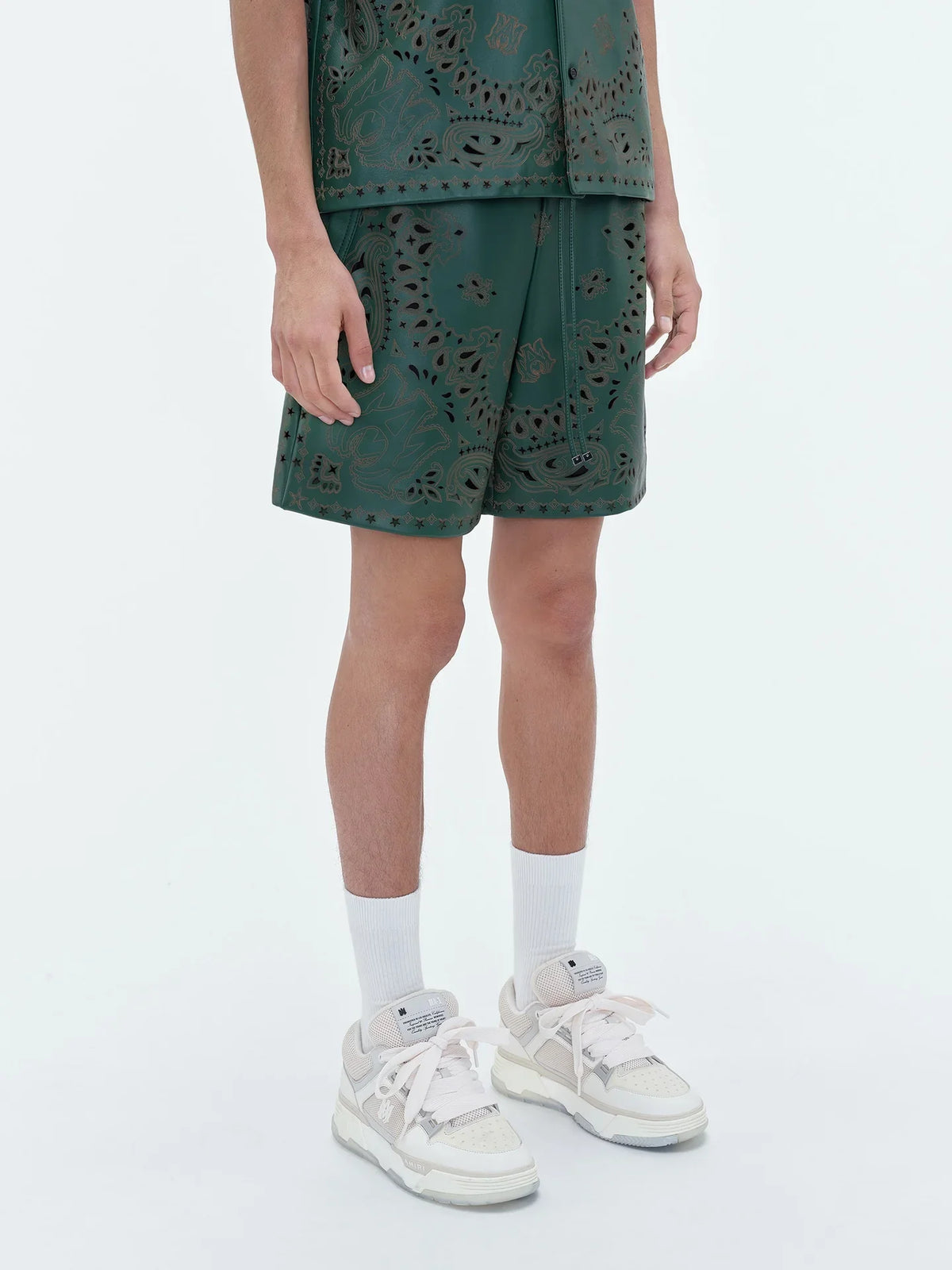 AMIRI｜Leather Bandana Short 男款短褲