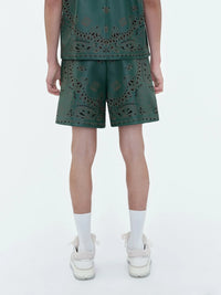 AMIRI｜Leather Bandana Short 男款短褲