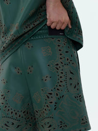 AMIRI｜Leather Bandana Short 男款短褲