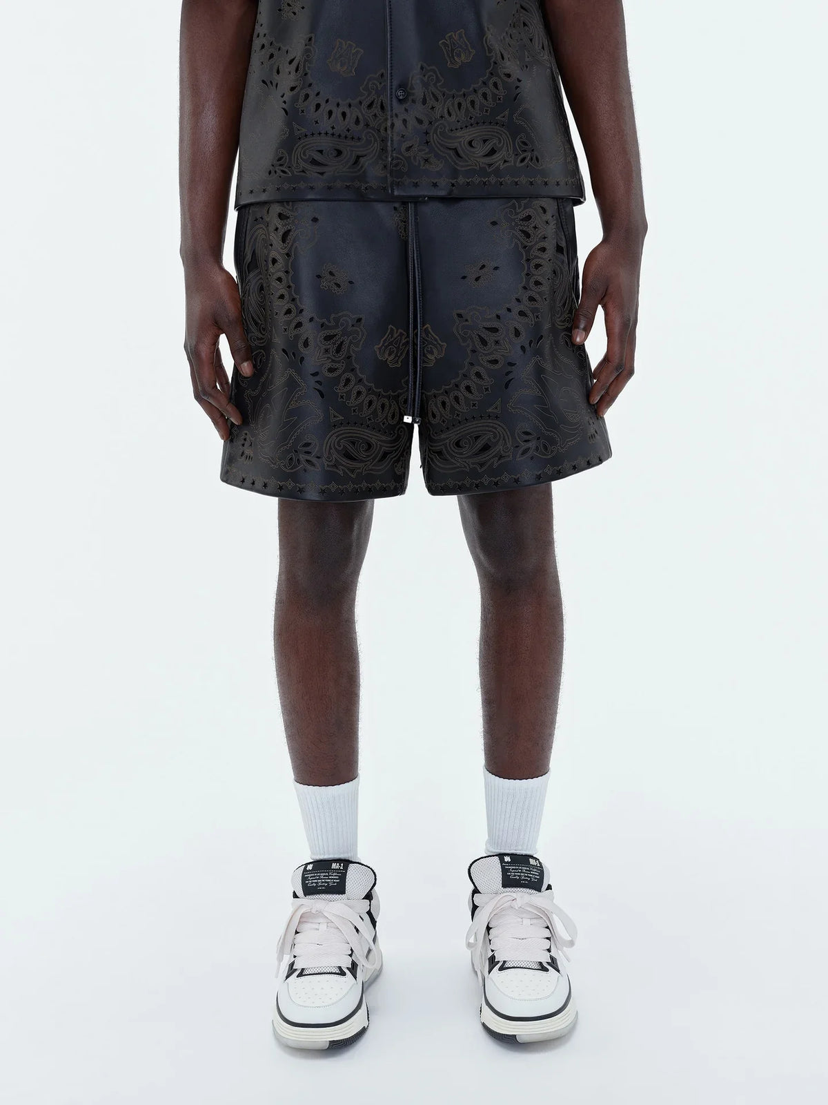AMIRI｜Leather Bandana Short 男款短褲