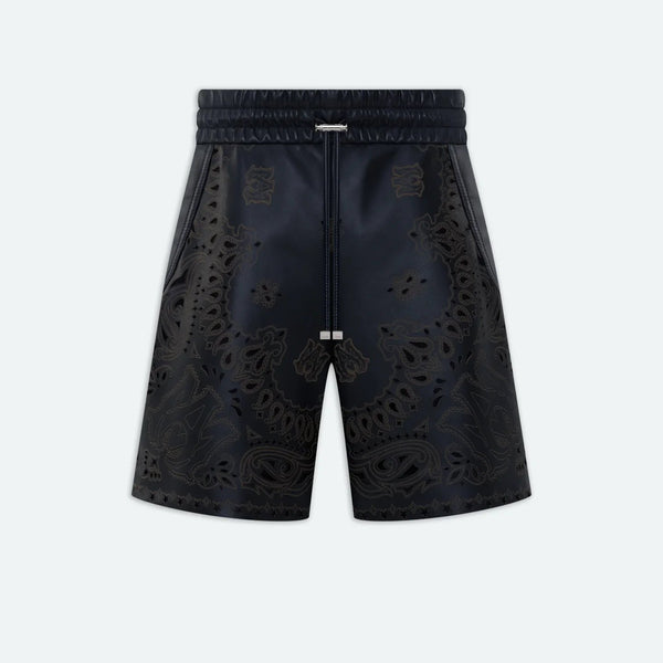 AMIRI｜Leather Bandana Short 男款短褲